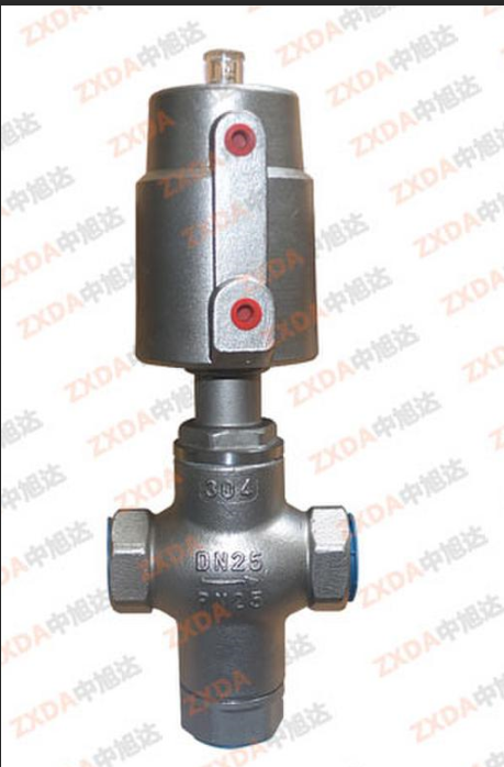 不銹鋼頭三通角閥