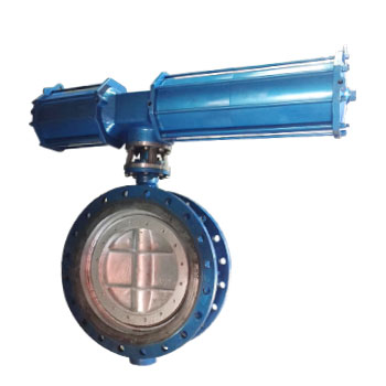 單作用氣動硬密封蝶閥